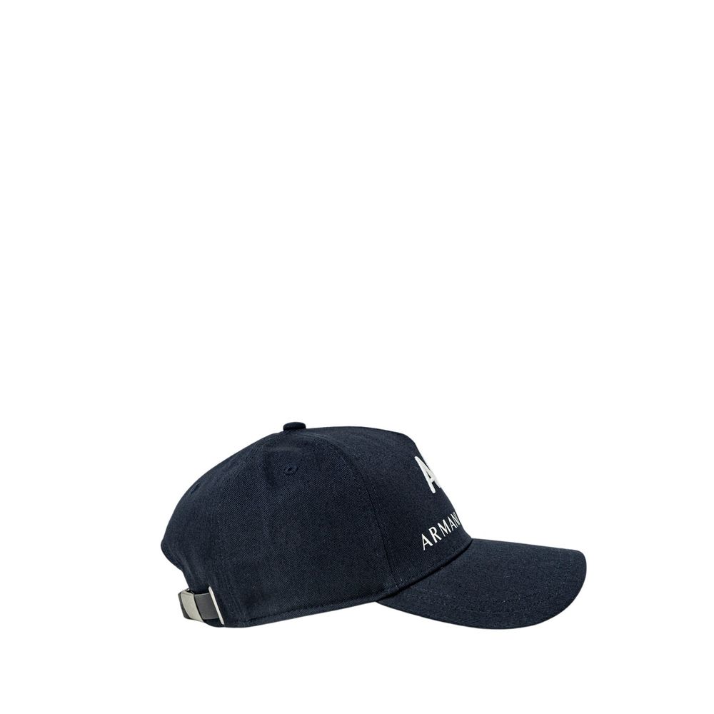 Armani Exchange Blue Cotton Hats & Cap - UNI