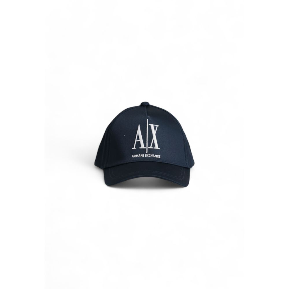 Armani Exchange Blue Cotton Hats & Cap - UNI