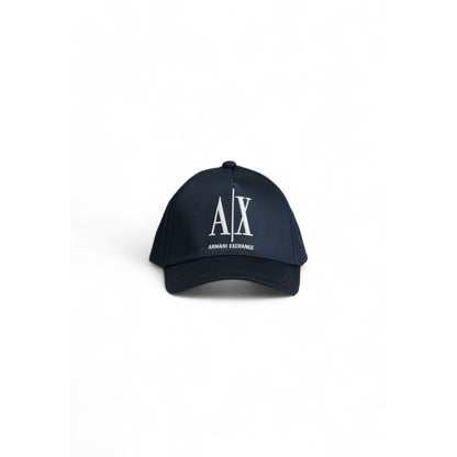 Armani Exchange Blue Cotton Hats & Cap - UNI