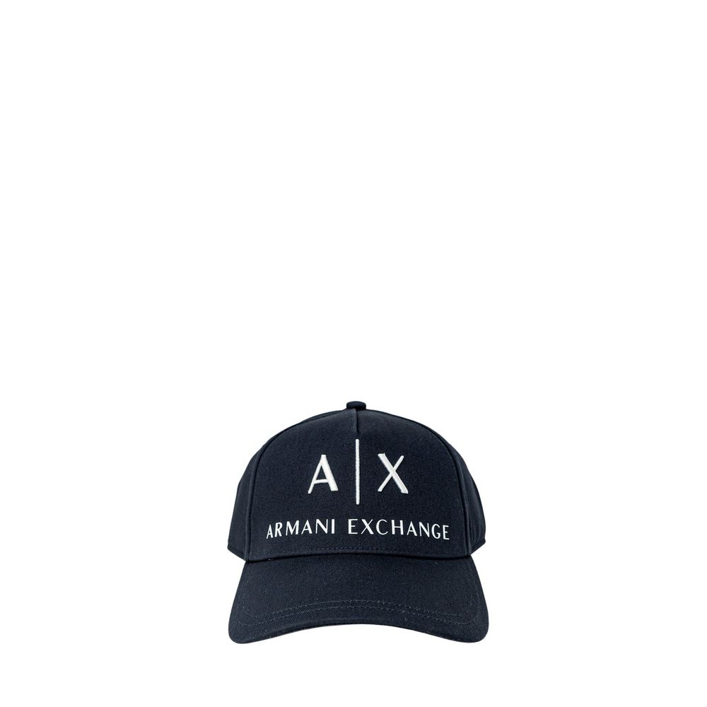 Armani Exchange Blue Cotton Hats & Cap - UNI