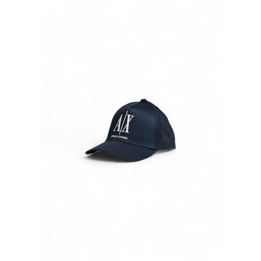 Armani Exchange Blue Cotton Hats & Cap - UNI