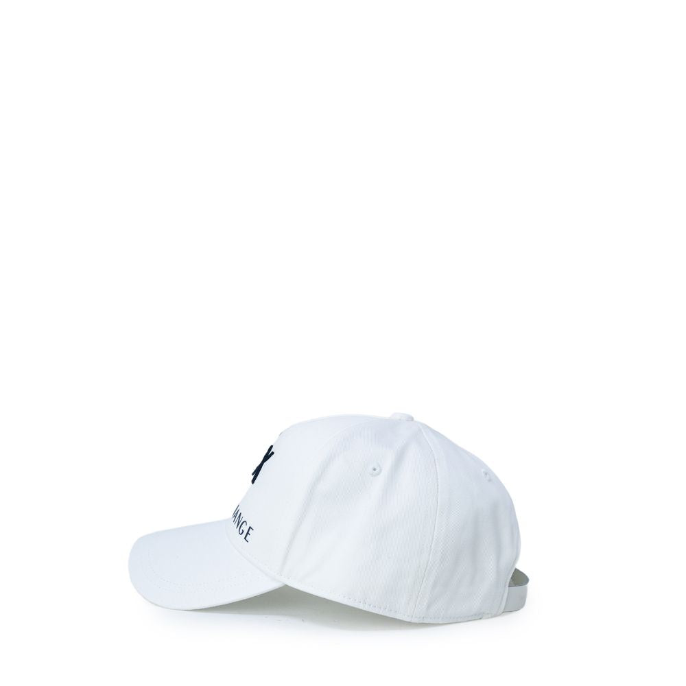 Armani Exchange Cream Cotton Hats & Cap - UNI