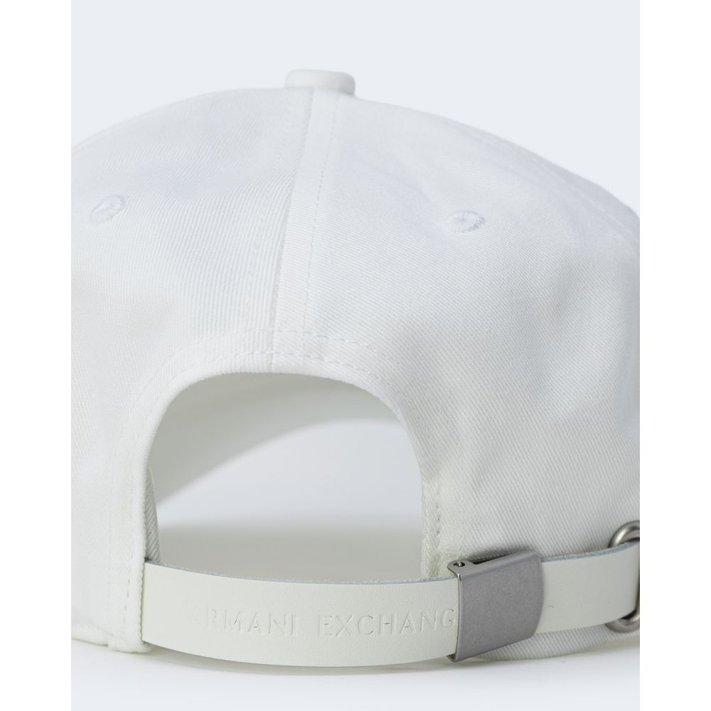 Armani Exchange Cream Cotton Hats & Cap - UNI