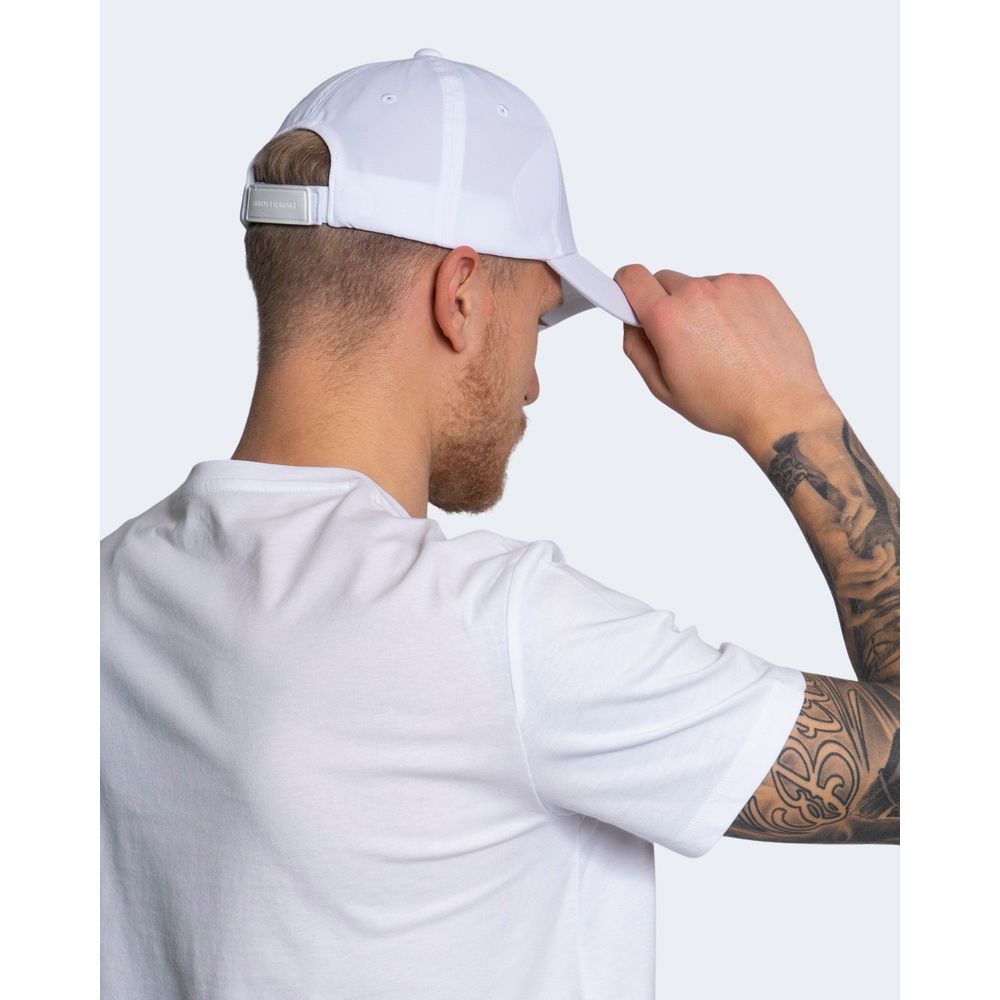 Armani Exchange White Cotton Hats & Cap - UNI