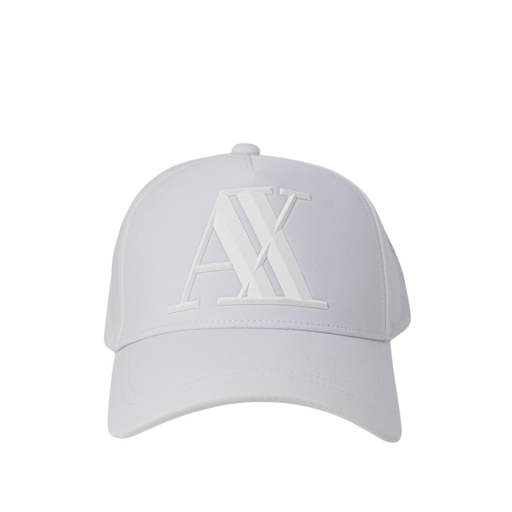 Armani Exchange White Cotton Hats & Cap - UNI