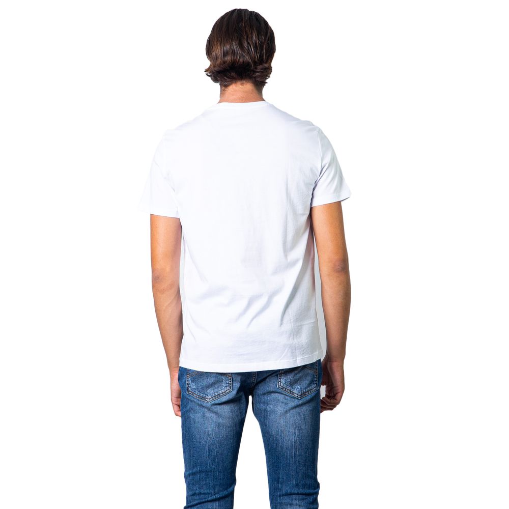 Armani Exchange White Cotton T-Shirt