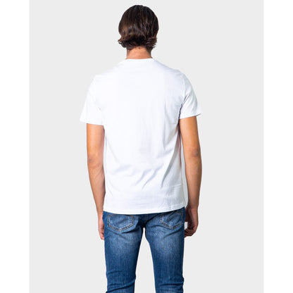 Armani Exchange White Cotton T-Shirt