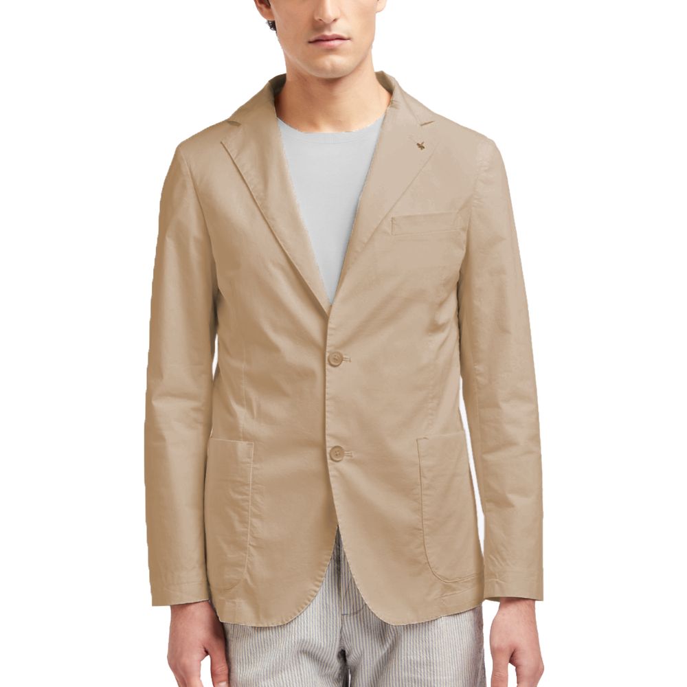 AT.P.CO Beige Cotton Blazer - IT46 | S