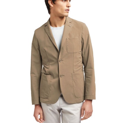 AT.P.CO Beige Polyamide Blazer - IT46 | S