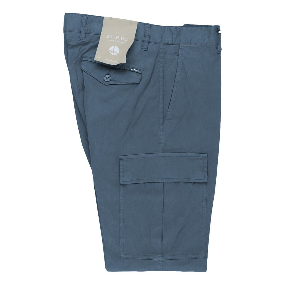 AT.P.CO Light Blue Cotton Jeans & Pant