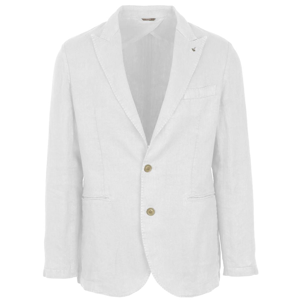 AT.P.CO White Linen Blazer - IT44 | XS