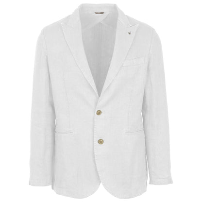 AT.P.CO White Linen Blazer - IT44 | XS