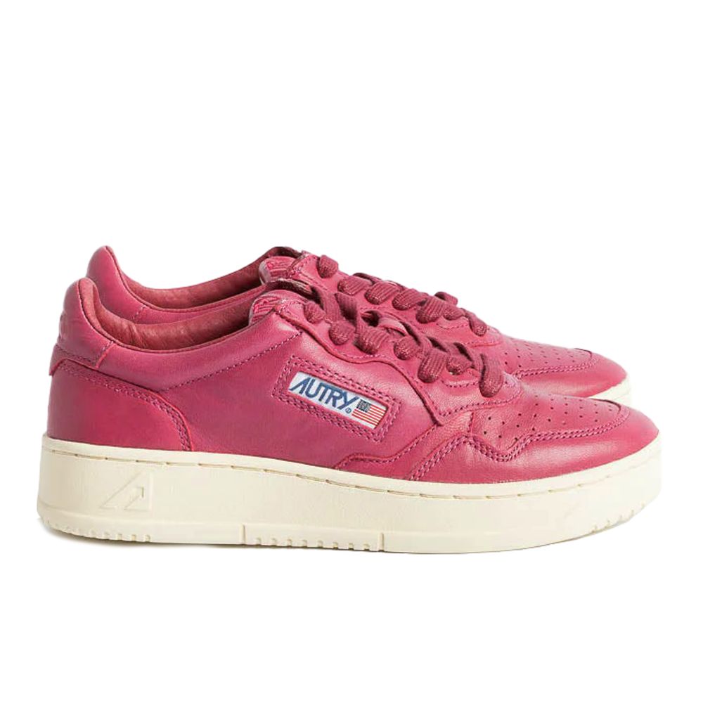 Autry Fuchsia Leather Di Capra Sneaker - EU35/US5