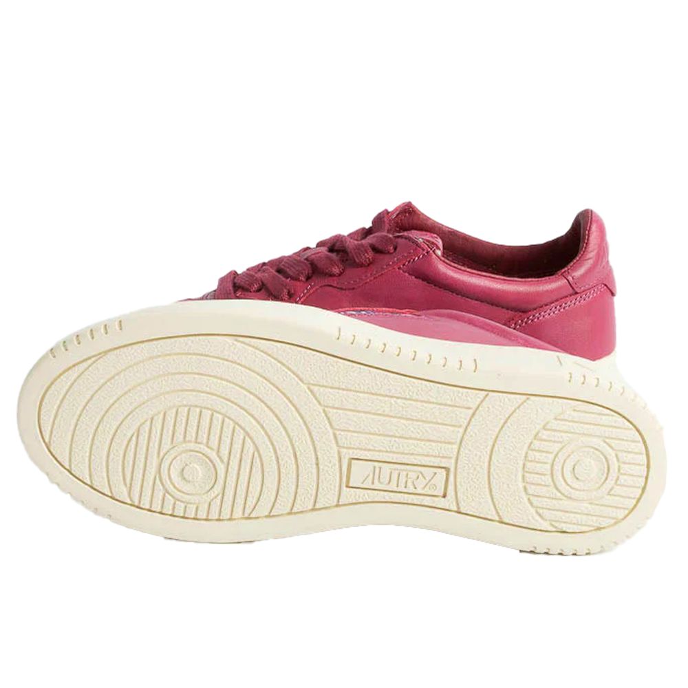 Autry Fuchsia Leather Di Capra Sneaker - EU35/US5