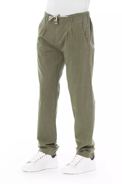 Baldinini Trend Army Cotton Men Chino Trousers - IT50 | L