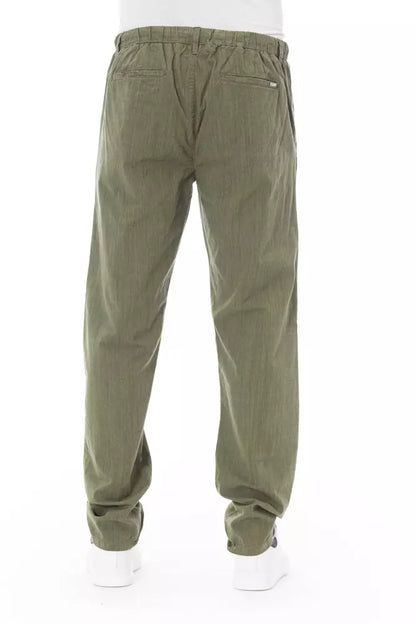 Baldinini Trend Army Cotton Men Chino Trousers - IT50 | L