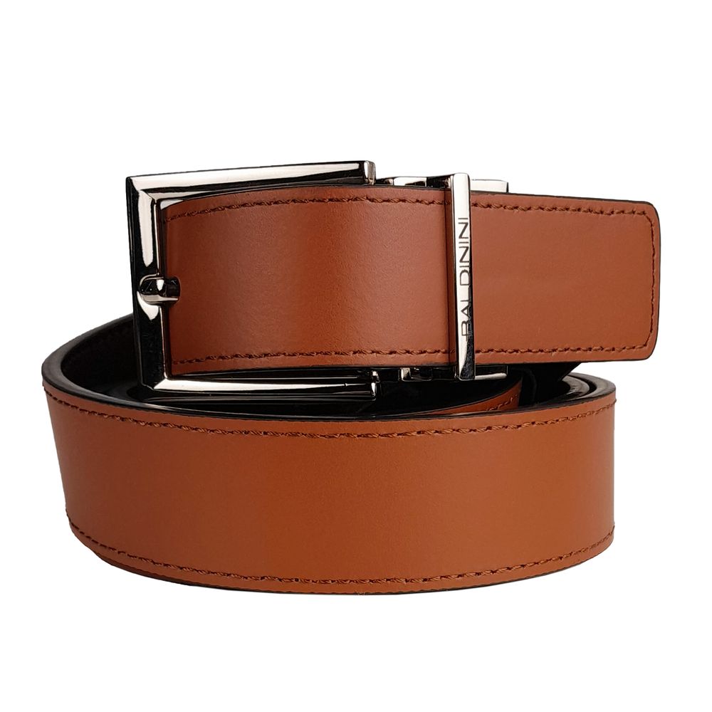 Baldinini Trend Brown Calfskin Men Belt