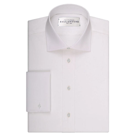 Ballantyne White White Cotton Material Shirt - 40