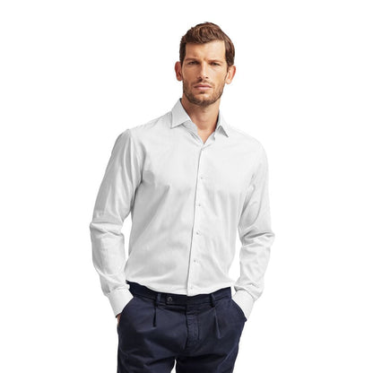 Ballantyne White White Cotton Material Shirt - 40