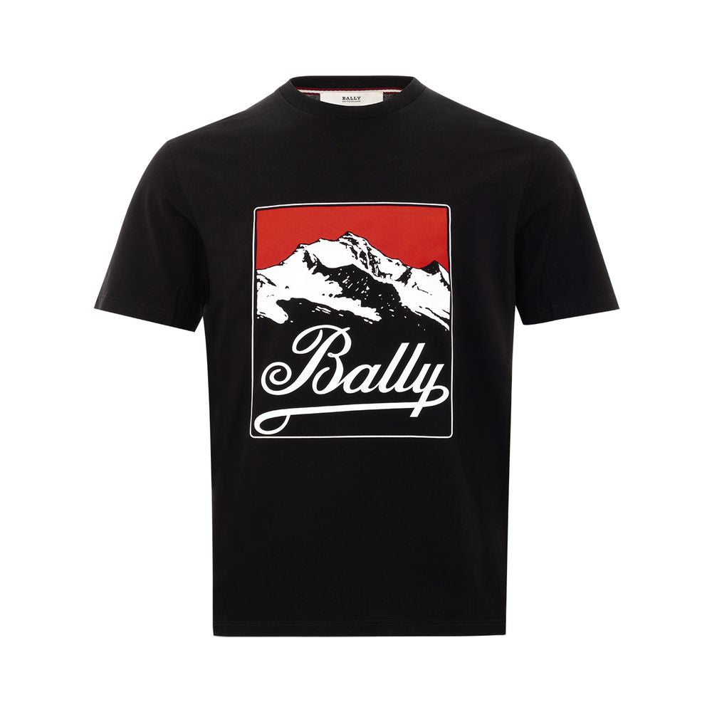 Bally Black Cotton T-Shirt - S