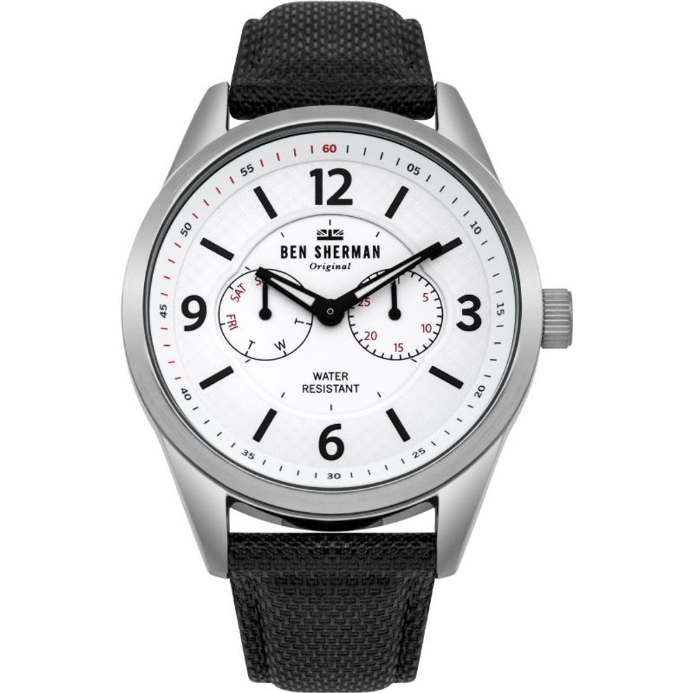 Ben Sherman Black Leather Watch