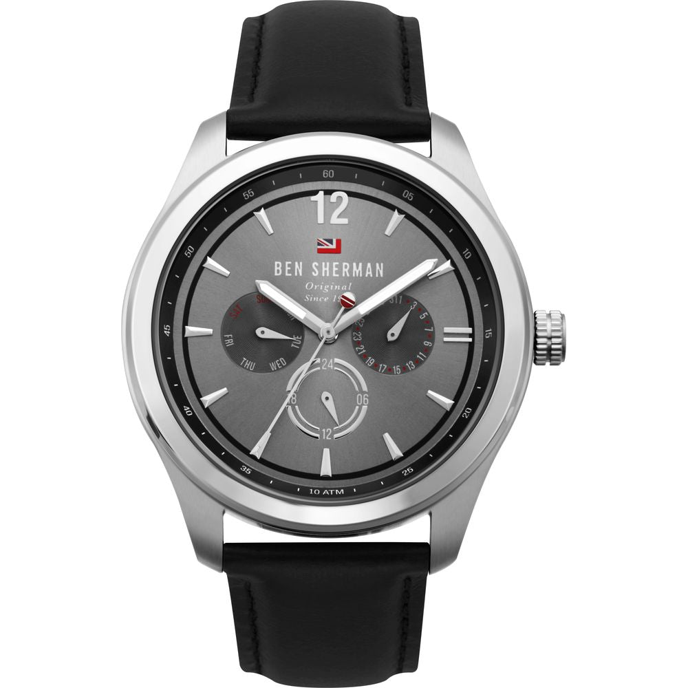 Ben Sherman Black Leather Watch