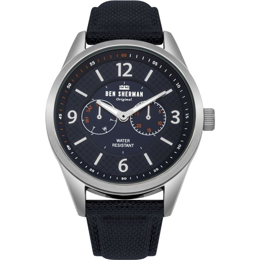 Ben Sherman Black Leather Watch