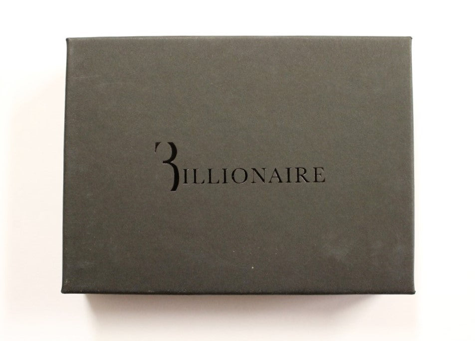 Billionaire Italian Couture Elegant Leather Men’s Wallet in Brown