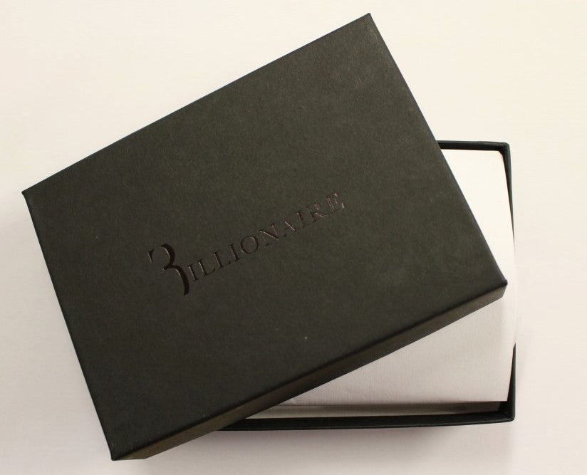 Billionaire Italian Couture Elegant Turtledove Leather Men’s Wallet