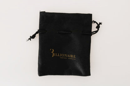 Billionaire Italian Couture Exquisite Black Leather Men’s Wallet