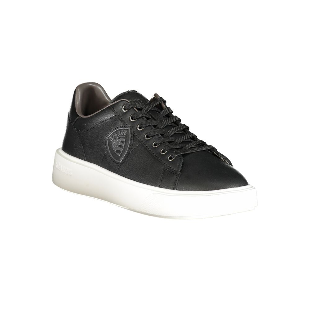 Blauer Black Leather Men Sneaker - EU41/US8