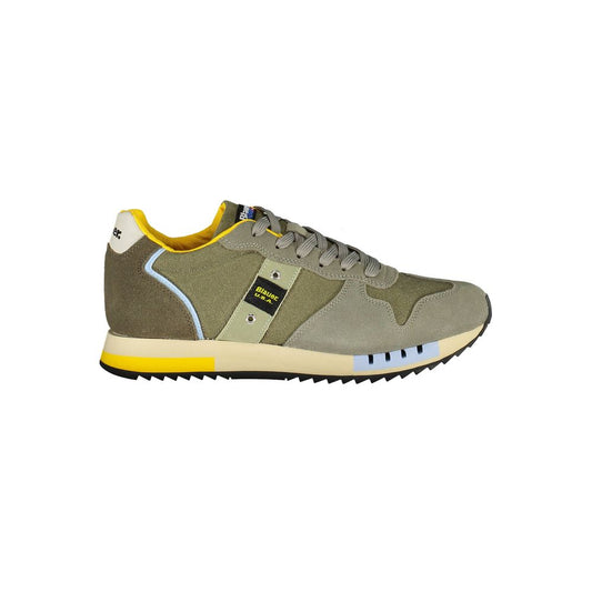 Blauer Green Leather Men Sneaker