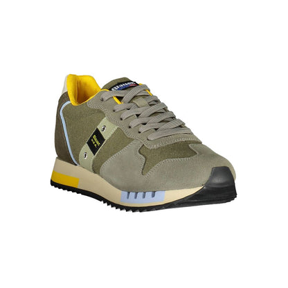 Blauer Green Leather Men Sneaker