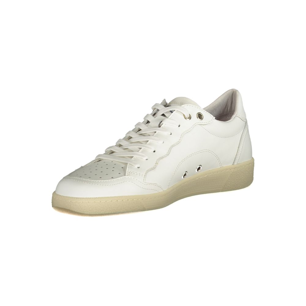 Blauer White Leather Men Sneaker - EU43/US10