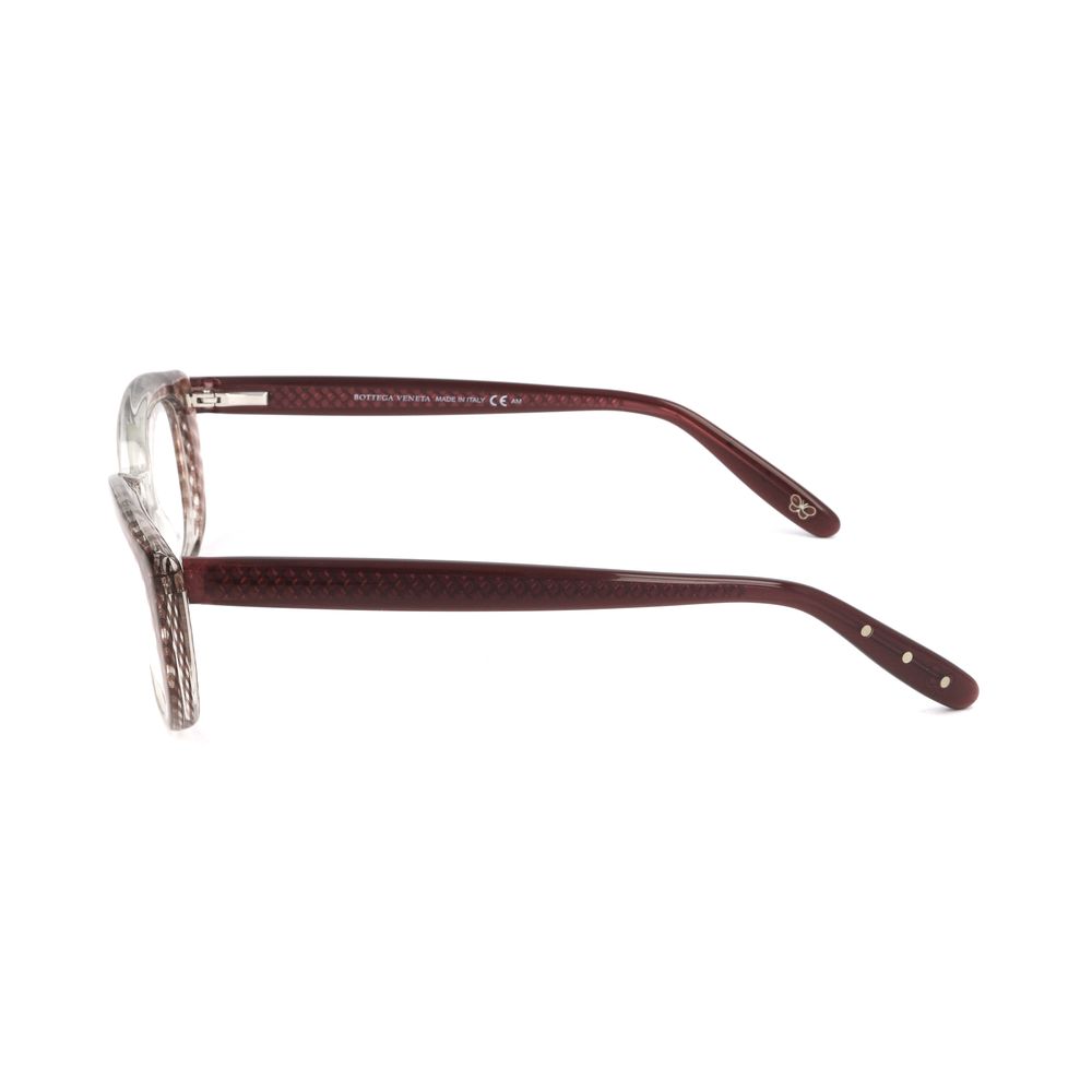 Bottega Veneta Burgundy Acetate Frames