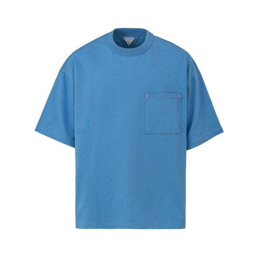 Bottega Veneta Light Blue Cotton T-Shirt - S