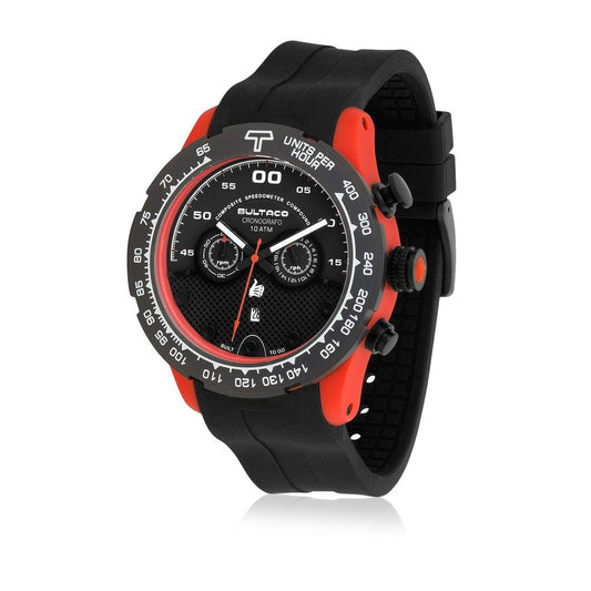 Bultaco Black Rubber Watch