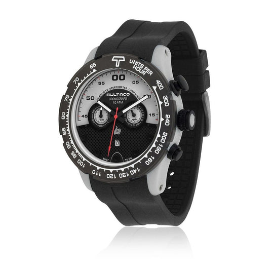 Bultaco Black Rubber Watch