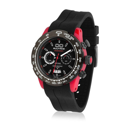 Bultaco Black Rubber Watch