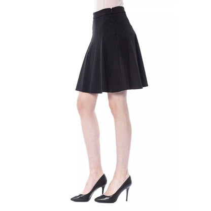 BYBLOS Black Polyester Skirt - IT44