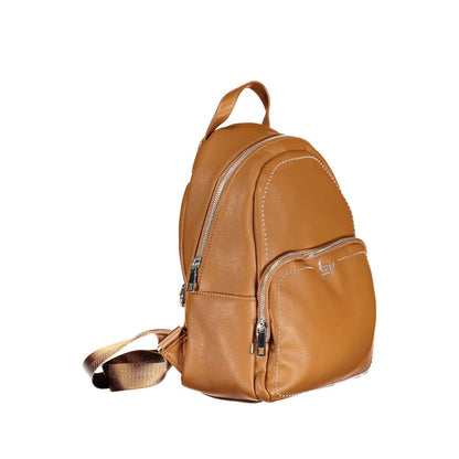 BYBLOS Brown Polyethylene Women Backpack