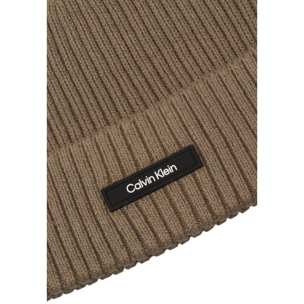 Calvin Klein Beige Organic Cotton Hats & Cap - UNI