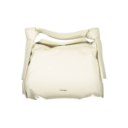 Calvin Klein Beige Polyester Women Handbag