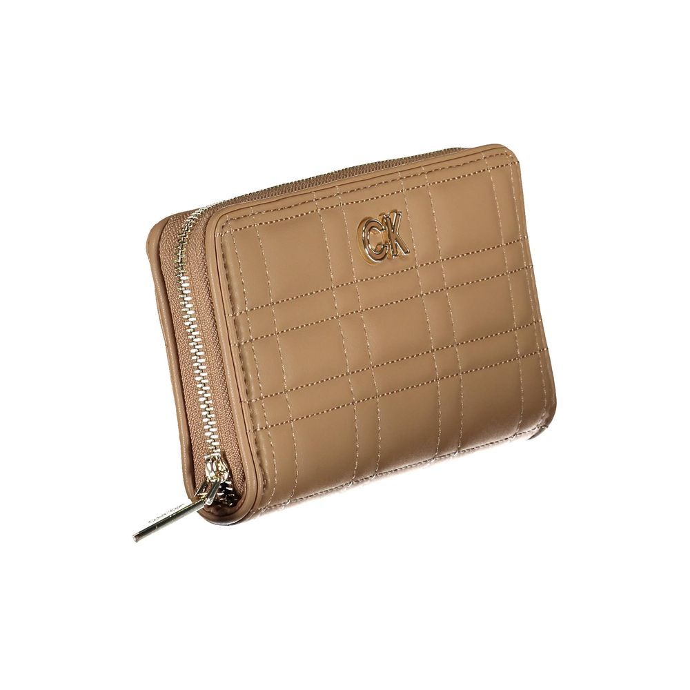 Calvin Klein Beige Polyester Women Wallet