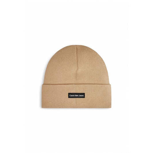 Calvin Klein Beige Recycled Polyester Hats & Cap - UNI