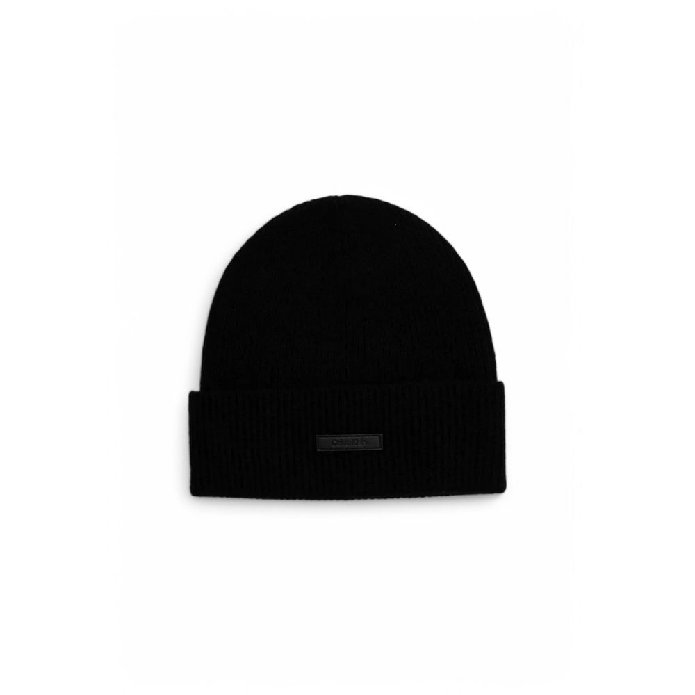 Calvin Klein Black Cashmere Hats & Cap - UNI