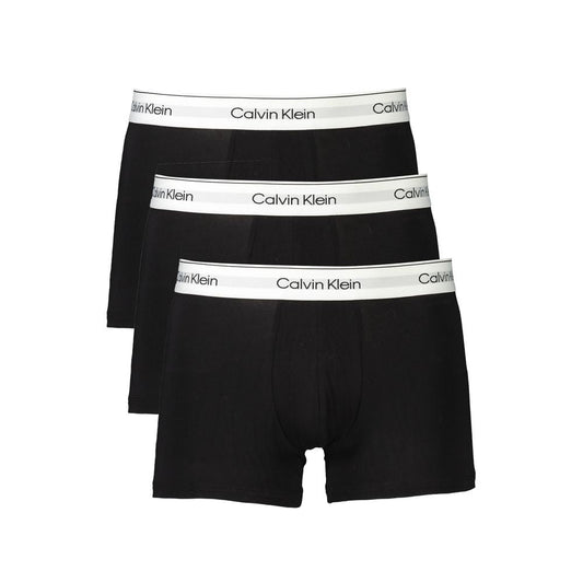 Calvin Klein Black Cotton Men Boxer Short Trio Pack - XL