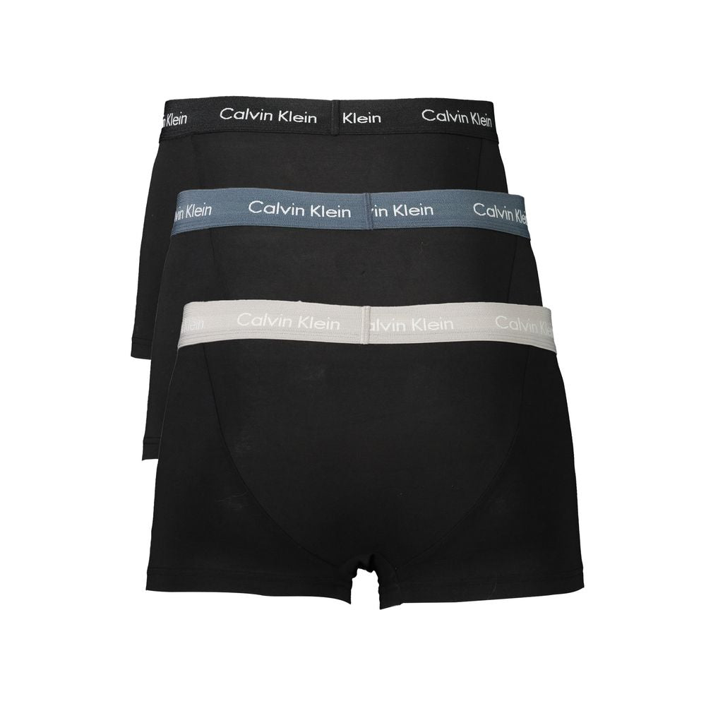 Calvin Klein Black Cotton Men Boxer Underwear Trio Pack - XL