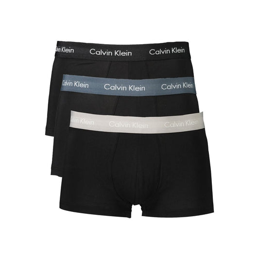 Calvin Klein Black Cotton Men Boxer Underwear Trio Pack - XL