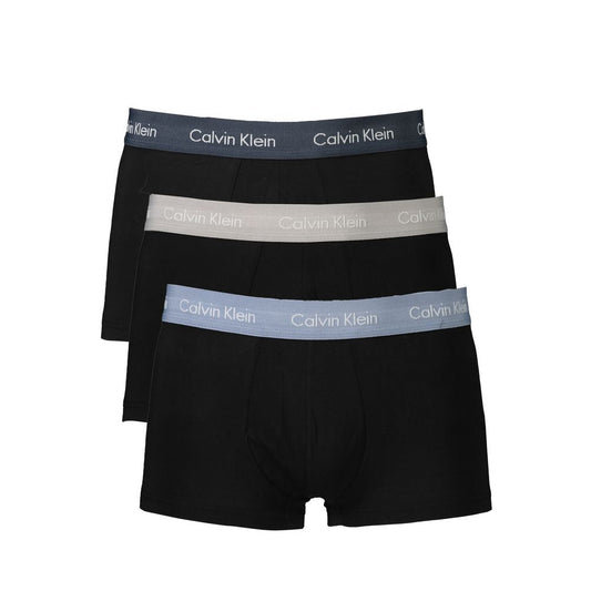 Calvin Klein Black Cotton Men Boxer - XL